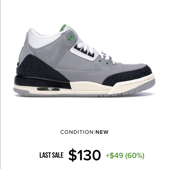 Air Jordan 3 Retro Chlorophyll Gs 